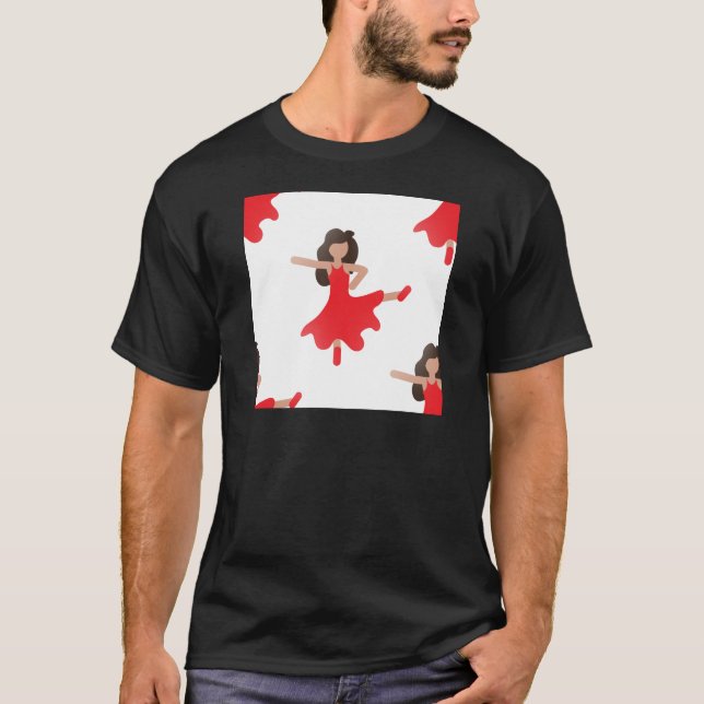 Camiseta dançarina emoji (Frente)