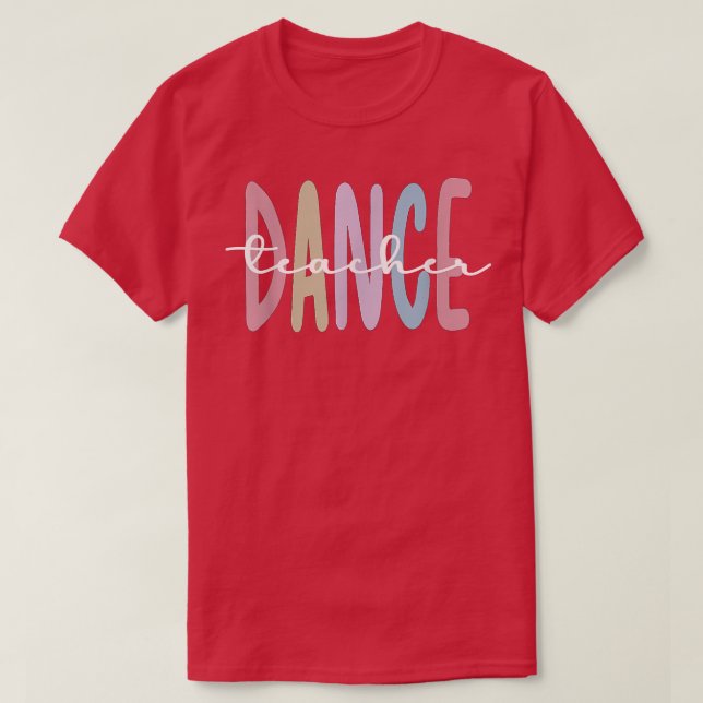 Camiseta Dançarina Instrutora de Dança de Apreciação do Pro (Frente do Design)