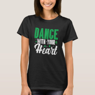 Camiseta Dançarina Irlandesa Ceili Reel Dance Feis Irish St