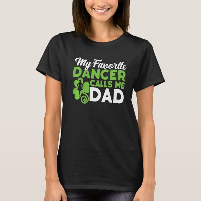 Camiseta Dançarina Irlandesa Ceili Reel Dance Feis Irish St (Frente)