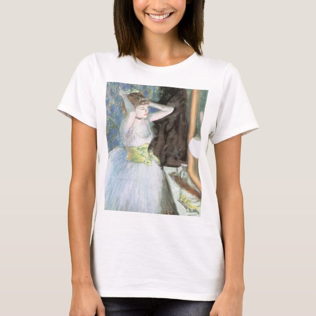 Camiseta Dançarina na Sala de Vestir por Edgar Degas (Frente)
