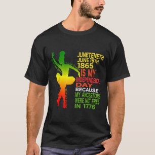Camiseta Dançarina Negra Negra da 19ª Independência Balleri