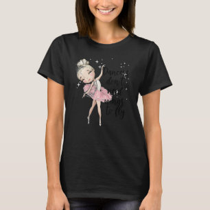 Camiseta Dançarinas Balés loiras Ballerina Classe de Dança 