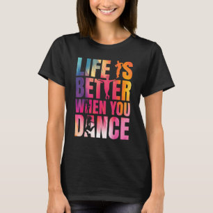 Camiseta Dançarinas de dança de dança