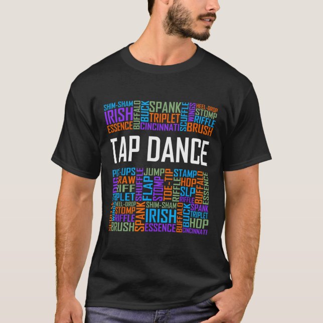 Camiseta Dançarinas De Tap Dançarinas Dançarinas Dançarinas (Frente)