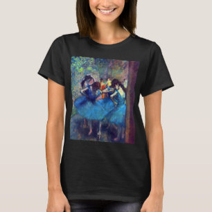 Camiseta Dançarinas em Azul por Edgar Degas, Arte de Balé A