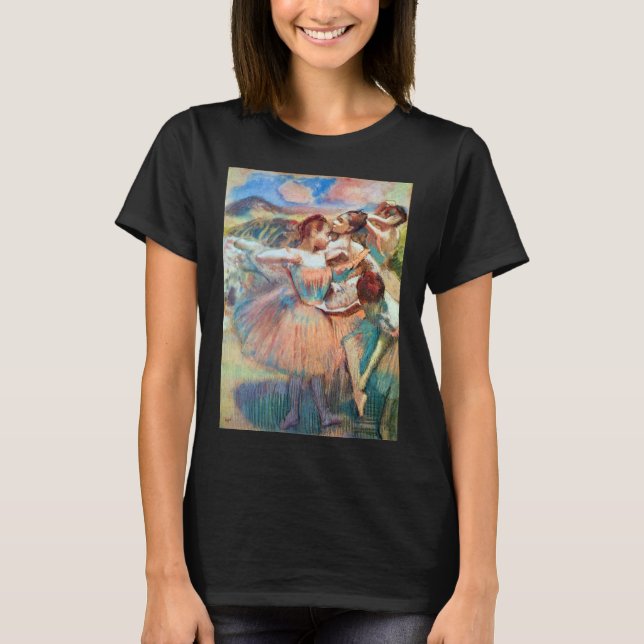 Camiseta Dançarinas em uma Paisagem de Edgar Degas (Frente)