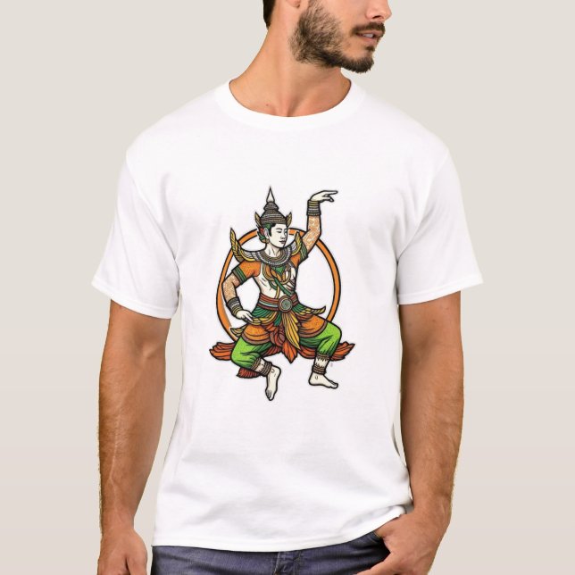 Camiseta Dançarino Cultural Tailandês (Frente)