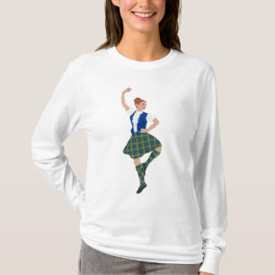 Camiseta Dançarino das Terras Altas Escocesas MacLaren Tart