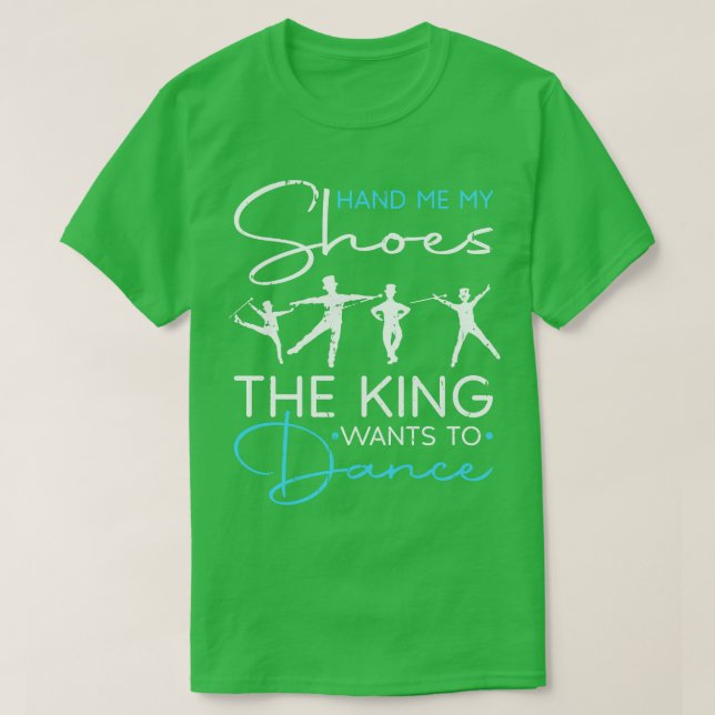 Camiseta Dançarino de Calçados de dança Men Boys (Frente do Design)