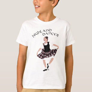 Camiseta Dançarino de Dança Country Escocesa