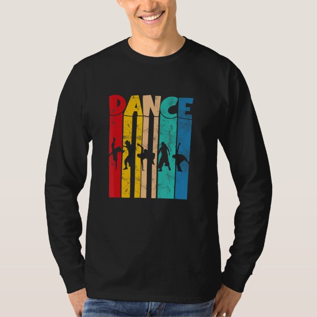 Camiseta Dançarino de dança de dança B-Boy Dance Dancer Rap (Frente)