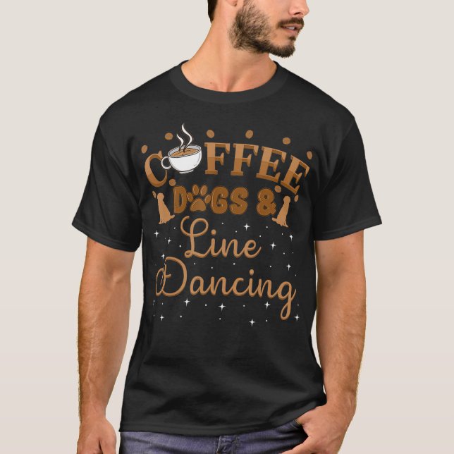 Camiseta Dançarino de Dança de Grupo de Dança de Linha Danç (Frente)
