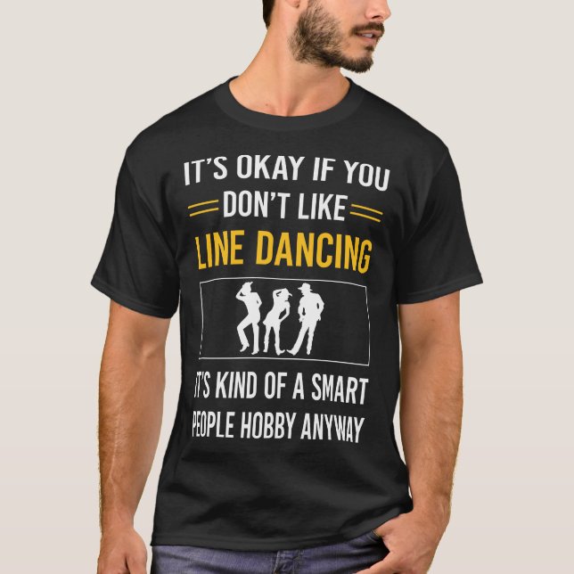 Camiseta Dançarino de dança de linha do Smart Pessoas (Frente)