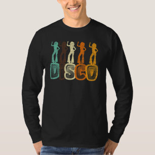 Camiseta Dançarino de dança de música Disco Colorful 70's R