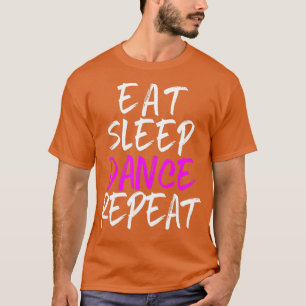 Camiseta Dançarino de dança Legal com dança repetitiva de s