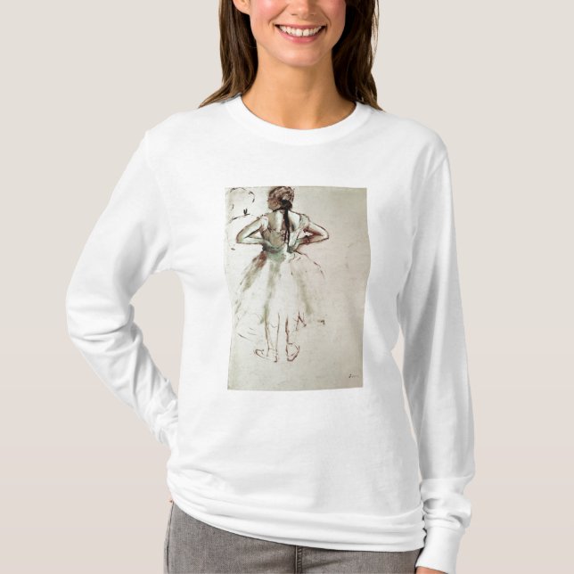 Camiseta Dançarino de Edgar Degas | visto da parte traseira (Frente)