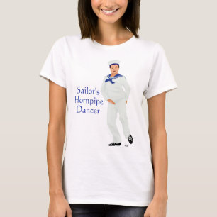 Camiseta Dançarino de Hornpipe de Marinheiro