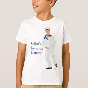 Camiseta Dançarino de Hornpipe de Marinheiro