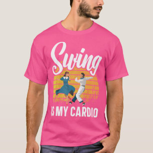 Camiseta Dançarino de Lindy Hop Casal Dançando Swing Dança
