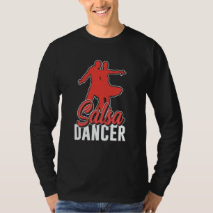Camiseta Dançarino de Salsa Dança Latina Dança