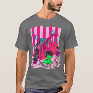 Camiseta Dançarino de Terror Exercício Escadas Dançando ret