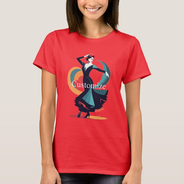Camiseta Dançarino do Flamenco Thunder_Cove (Frente)