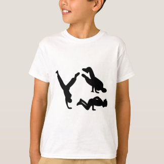 Camiseta dançarino do hip-hop