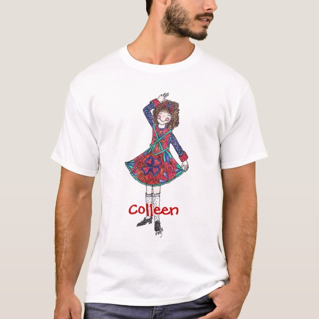 Camiseta Dançarino do irlandês de Colleen (Frente)