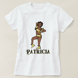 Camiseta Dançarino Dourado líquido nº 1