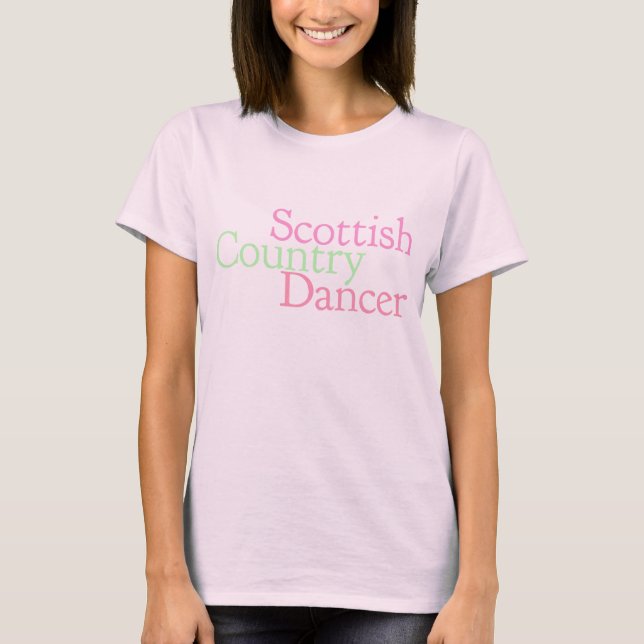 Camiseta Dançarino escocês do país (Frente)