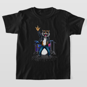 Camiseta Dançarino Legal da Rocha do Tigre Presente Diver