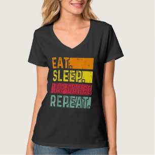 Camiseta Dançarino Retro Vi Da Dança Repetitiva De Sono