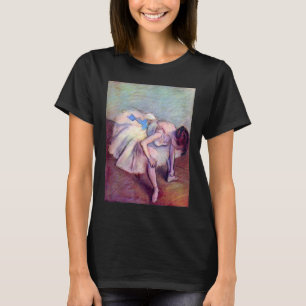 Camiseta Dançarino sentado por Edgar Degas, Arte Balé de 