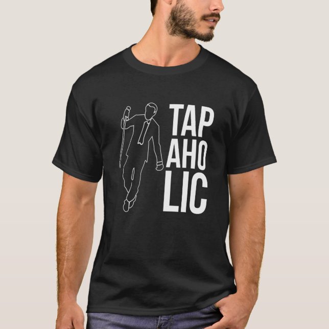 Camiseta Dançarino Tap Tapaholic (Frente)