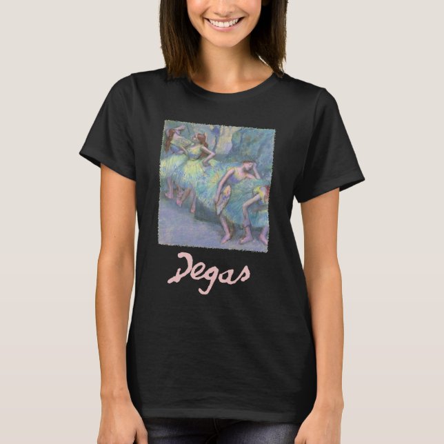 Camiseta Dançarinos balés nas Asas por Edgar Degas (Frente)