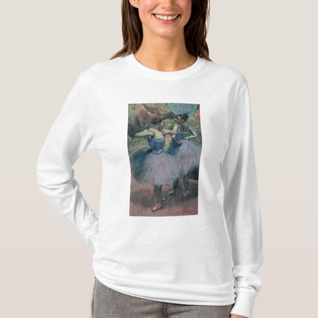 Camiseta Dançarinos de Edgar Degas | na violeta (Frente)