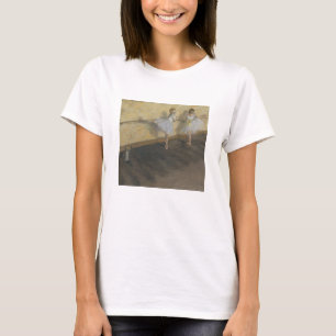 Camiseta Dançarinos de Edgar Degas que praticam na barra
