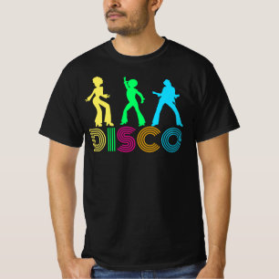 Camiseta Dançarinos do disco e texto Funky dos anos 70