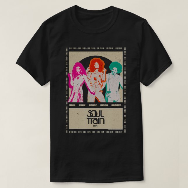 Camiseta Dançarinos do Soul Train (Frente do Design)