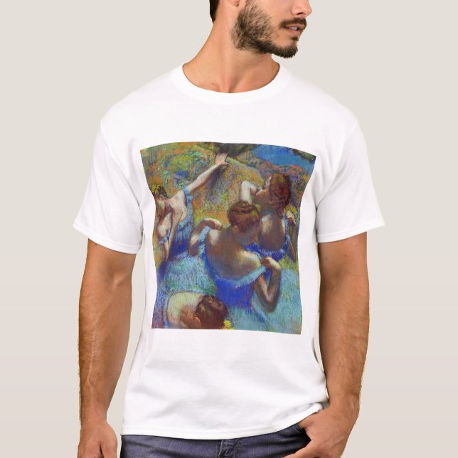 Camiseta Dançarinos em Azul, Edgar Degas (Frente)