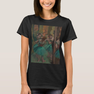 Camiseta Dançarinos, rosa e verde por Edgar Degas