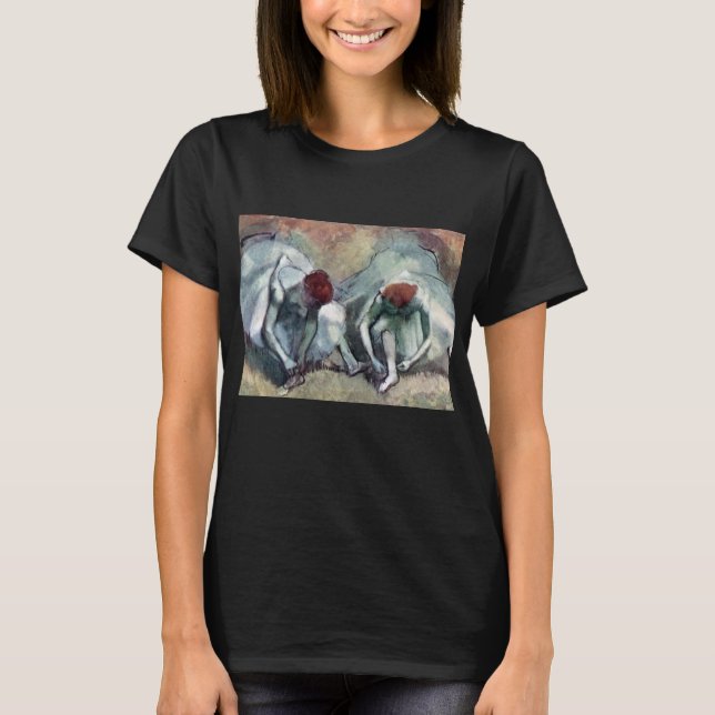 Camiseta Dançarinos sem Calçados por Edgar Degas (Frente)