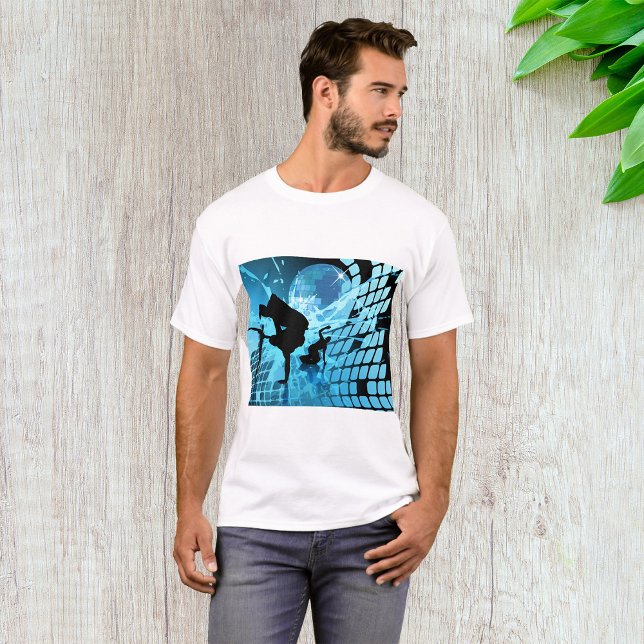 Camiseta Dançarinos Silhuetados Mens T-Shirt (Criador carregado)