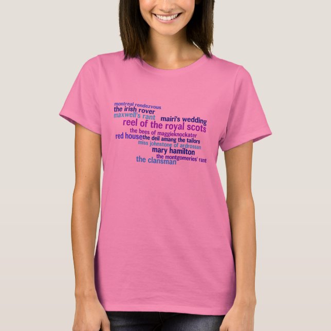 Camiseta Danças escocesas (Frente)