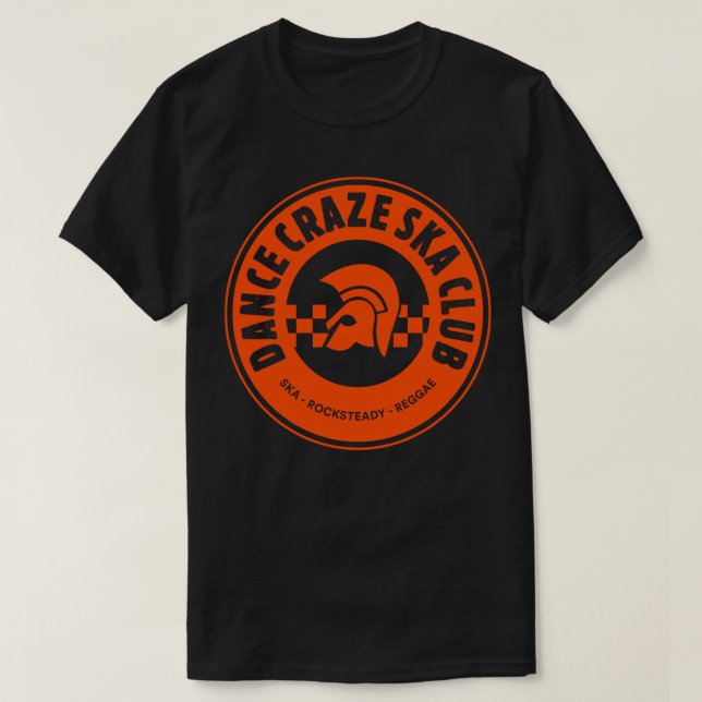 Camiseta Dance Craze Ska Club, Ska Rockstable Reggae, orang (Frente do Design)