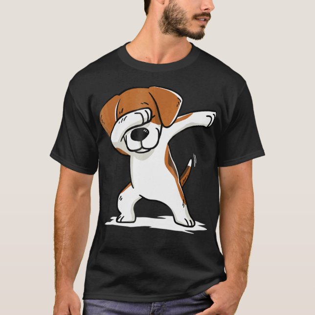 Camiseta Dance De Dança De Batida De Batida De Cuta De Beag (Frente)