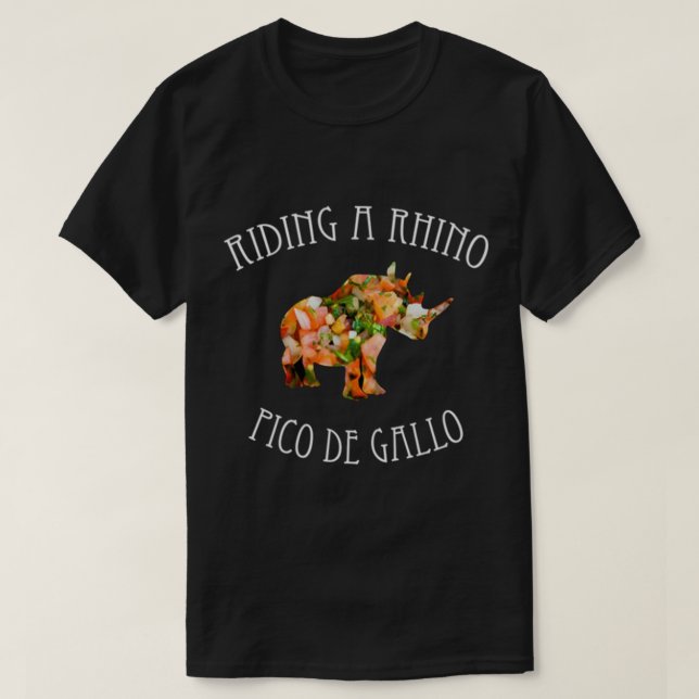 Camiseta Dance Gavin Dance A Rhino Pico De Gallo (Frente do Design)