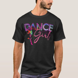 Camiseta Dance Girl Cute Trendy Dançer Dançarino Dançarino