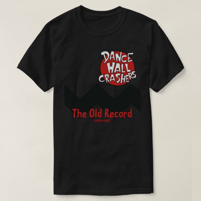 Camiseta Dance Hall Crashers The Old Records T-Shirt (Frente do Design)